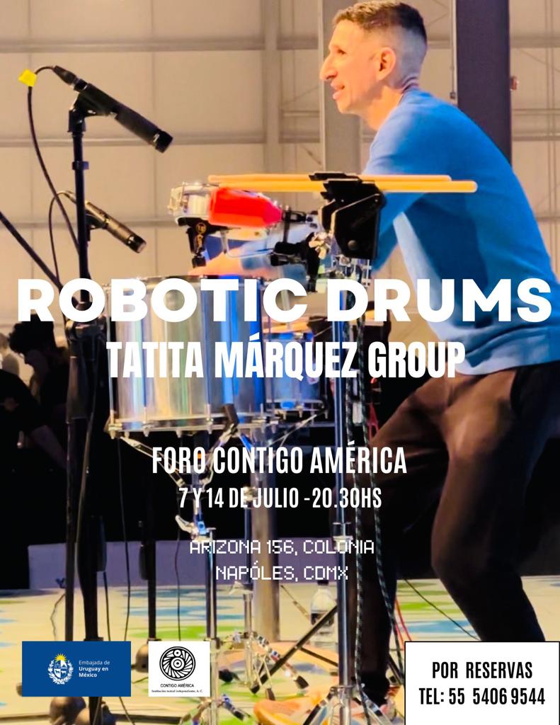 Show Robotic Drums - Tatita Márquez Group